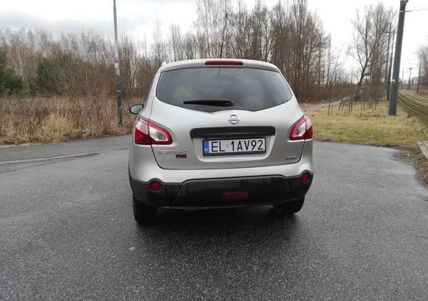 Nissan Qashqai+2 cena 35500 przebieg: 171000, rok produkcji 2013 z Łódź małe 106